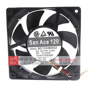 Ventilador de Refrigeración para Inversor Sanyo 9G1224M402 de 12 cm, CC 24 V, 0.08 A - Product Image 1
