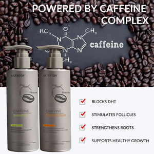 แชมพูและครีมนวดผมคาเฟอีนสูตรมืออาชีพ ผสมซิงค์และไนอาซิน สำหรับป้องกันผมร่วงและกระตุ้นการเจริญเติบโตของเส้นผม - Product Image 1