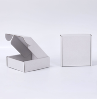 Boîtes d'expédition en carton ondulé en gros, multicolores, recyclables, en papier rigide, avec pelliculage mat, luxe moderne pour les petites entreprises