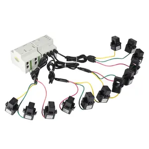 Acrel ADW200-D10-3S Energie zähler Messung von dreiphasigen Leistungs parametern mit 3 Stromkreisen in Niederspannung verteiler