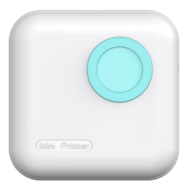 Portable Wireless Photo Printer Mini Thermal Inkless Printer for Home Travel Smartphone-Compatible Instant Sticker Maker