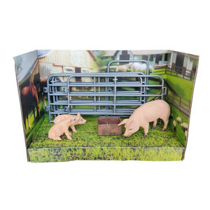 Venta al por mayor realista animales de granja caballo oveja cerdo pato burro figuras conjunto simulación animales modelos Juguetes - Product Image 5