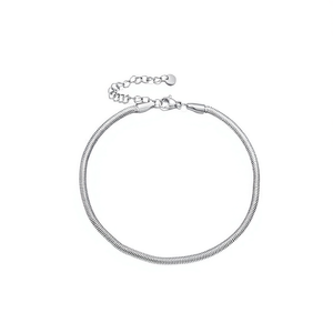 Amy Amy Fashion <b>Anklet</b> Stainless Steel <b>Silver</b> Plated Classic Style Women's Gift Jewelry T2032 - Product Image 5