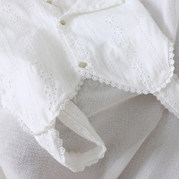 Disponible !! Expédition sous 24 heures - Nouveauté été : Caracos en dentelle pour femme, col en V, ajourés, courts, blancs unis, hauts et t-shirts féminins
