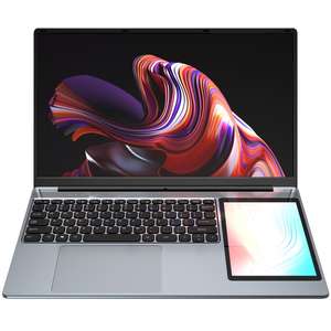 מחשב נייד עם מסך כפול מסך מגע 15.6+7 אינץ' מחיר נמוך Celeron 11th G 2TB SSD מחשב נייד זול - Product Image 4