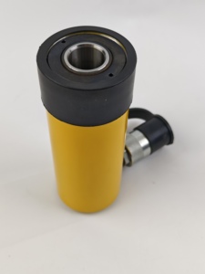 Vérin hydraulique à piston creux simple effet RCH-202, cric hydraulique creux 20 tonnes, similaire à ENERPAC, pour le tensionnement et le tirage - Product Image 4