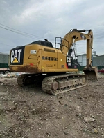 Excavatrice sur chenilles d'occasion Cat 336E, 36 tonnes, pompe Kawasaki, moteur 224KW, système de boîte de vitesses, moteur importé du Japon