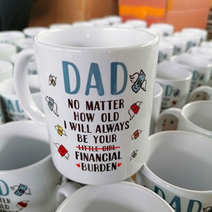 Ý tưởng quà tặng nhà máy bán buôn Trắng AA gốm <span class=keywords><strong>Mug</strong></span> thăng hoa 11oz cốc cà phê tùy chỉnh cup với biểu tượng tùy chỉnh Cup cho thăng hoa - Product Image 2