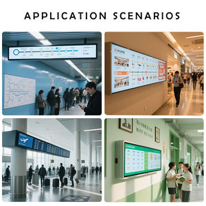 Pantalla LCD de tira estirada ultraancha OEM Monitor de señalización de borde de estante digital USB Android para publicidad de tienda - Product Image 6