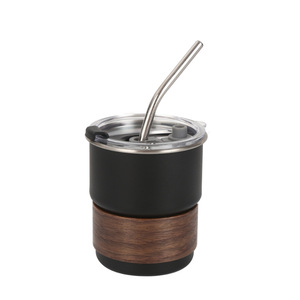Venta al por Mayor <span class=keywords><strong>de</strong></span> <span class=keywords><strong>Tazas</strong></span> <span class=keywords><strong>de</strong></span> Acero Inoxidable <span class=keywords><strong>de</strong></span> 300 ml con Doble Pared Aislada al Vacío y Pajita Metálica <span class=keywords><strong>para</strong></span> Uso en Campamentos al Aire Libre - Product Image 6