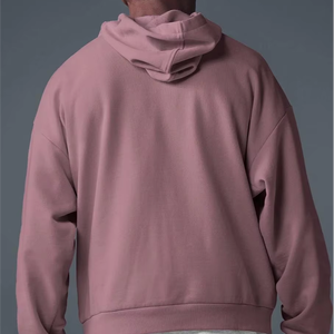 Logo personnalisé 320 GSM unisexe séchage rapide pulls à capuche décontractés 65% coton + 35% poly vierge sweats à capuche surdimensionnés - Product Image 1