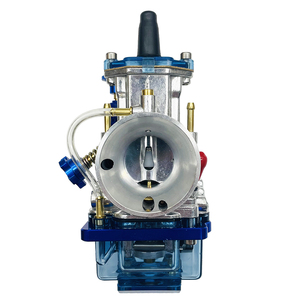 Convient pour carburateur de moto modifié PWK 24 26 28 30 32 34 mm, type à vibrations, transparent, bleu, couvercle inférieur - Product Image 3