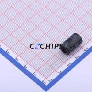 Condensateur électrolytique en aluminium MHA 25V 1000UF 10*16 à montage traversant, D10xL16mm 20% 1.007A-120Hz - Product Image 2