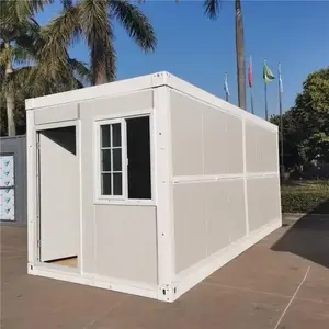 20 pies plegable mini prefabricado pequeña casa portátil contenedor Oficina