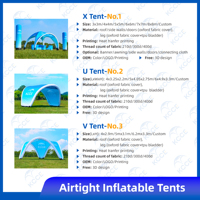 Tente Gonflable Personnalisée avec Logo pour Expositions, Gazebo Araignée Gonflable Publicitaire, Dôme Gonflable pour Événements