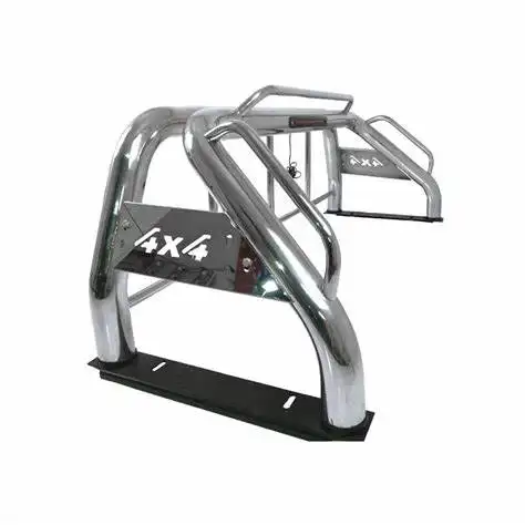 Pickup Truck Sport Accessories Stainless Steel Chrome 4x4 Roll Bar for Toyota Hilux Revo Vigo Tacoma Tundra