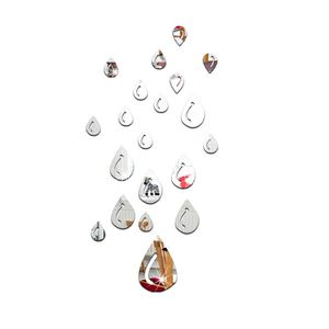 Pegatinas de Pared de Acrílico con Diseño de Gotas de Lluvia, para Decoración de Dormitorios, Salas de Estar y Habitaciones Infantiles, Gran Venta - Product Image 5