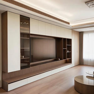 Meuble <span class=keywords><strong>TV</strong></span> flottant moderne et minimaliste au prix d'usine, style italien ultra-simple, meuble <span class=keywords><strong>mural</strong></span> ou sur pied pour le rangement du salon - Product Image 2