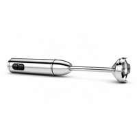 Mixeur Plongeant Électrique 300W Minimaliste 4 Lames 2 Vitesses avec Fonction Pulse pour Jus, Confiture et Soupe