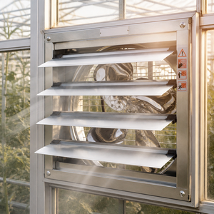 Ventilateur <span class=keywords><strong>d</strong></span>'extraction axial en acier, type boîtier mural, <span class=keywords><strong>extracteur</strong></span> <span class=keywords><strong>d</strong></span>'<span class=keywords><strong>air</strong></span> industriel pour le refroidissement des serres avicoles - Product Image 1