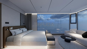 Cápsulas Espaciales Prefabricadas Modernas para Glamping en Zonas Turísticas y Parques de Resorts Escénicos: Alojamiento Independiente con Amplia Sala de Estar - Product Image 4