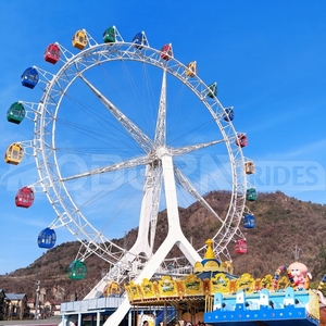 Atracciones de feria, equipo para parques, noria de 30 m para exteriores en venta - Product Image 3