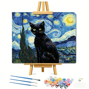 Kit de Peinture par Numéros pour Adultes, Ensemble de Peinture à l'Huile sur <span class=keywords><strong>Toile</strong></span> DIY, Décoration Murale pour la Maison, Cadeau en Gros - Product Image 1