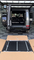 Boîte de rangement arrière double tiroir populaire pour coffre de Mercedes-Benz Classe G W463A W464 W465 – Kits intérieurs en alliage, mise à niveau (nouveau/ancien)
