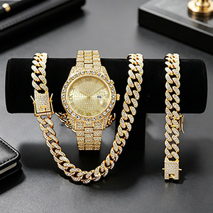 Explosive Models Men's Quartz <strong>Watch</strong> Explosions Full Diamond Hip-hop Exaggerated Large 10mm Pointer <strong>Watch</strong> Colorful <strong>Flash</strong> - Product Image 2