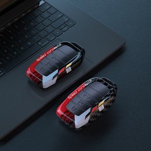 Funda de Fibra de Carbono para Llave de Coche Toyota Corolla, Land Cruiser, Fortuner, Camry, Yaris, Sienna, Alphard, Cross, Hilux, Prado, <span class=keywords><strong>Crown</strong></span> - Product Image 1