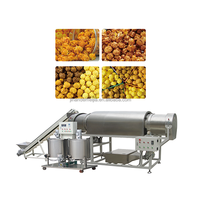 Ligne de production de revêtement de sucre Machine soufflée par extrusion de pop-corn à haut rendement