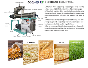 Alimentation pour animaux ruminants (bovins et ovins) – Granulateur à matrice annulaire pour aliments à base d'alfalfa, d'herbe et <span class=keywords><strong>de</strong></span> <span class=keywords><strong>chanvre</strong></span>, capacité 3 tonnes/heure - Product Image 2
