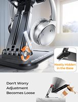 Soporte de Monitor Portátil LISEN con Base de Gravedad Resistente para Videoconferencias y Aprendizaje en Escritorio, Soporte para Tablet Grande de 16 Pulgadas