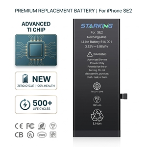 <span class=keywords><strong>แบ</strong></span><span class=keywords><strong>ต</strong></span>เตอรี่ภายในระดับพรีเมียมสำหรับ iPhone <span class=keywords><strong>SE</strong></span> <span class=keywords><strong>2020</strong></span> 6G 7G 8G 11 11PRO 12 ชิป TI 0 รอบการใช้งาน ความจุสูง ไม่มีปัญหา Pop-up  พร้อมบริการเปลี่ยน - Product Image 1