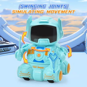 Nouveau Style <span class=keywords><strong>Robot</strong></span> Jouets Multifonction Horloge De Bureau Mignon Litière Ours Forme <span class=keywords><strong>Robot</strong></span> Intelligent avec Chaise - Product Image 3
