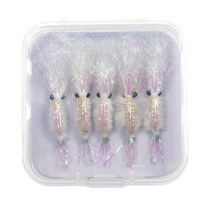 4 #6 #8 #10 #12 #14 #16 # Offre Spéciale pêche à la mouche leurre à crevettes bionique lumineux 5 pièces/ensemble - Product Image 2