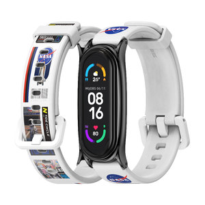 Correas de Silicona con Estampado de Moda Mijobs para Xiaomi <span class=keywords><strong>Mi</strong></span> Band 6 5 4 3, Pulseras de Silicona, Correa para Muñeca - Product Image 3