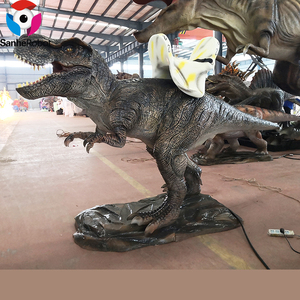 Tùy chỉnh hoạt hình đi bộ Triceratops Trex giải trí khủng long cưỡi Máy khủng long đi xe điện trên khủng long tương tác - Product Image 2