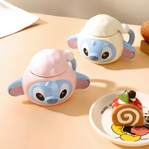 <span class=keywords><strong>Stitch</strong></span> Marker <span class=keywords><strong>Taza</strong></span> de agua Vaso <span class=keywords><strong>3D</strong></span> <span class=keywords><strong>Taza</strong></span> de café Dibujos animados <span class=keywords><strong>3D</strong></span> <span class=keywords><strong>Stitch</strong></span> <span class=keywords><strong>Taza</strong></span> de agua de cerámica con tapas Hogar Parejas Tarde - Product Image 2