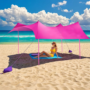 Pare-vent de plage portable gonflant au vent, protection solaire silencieuse <span class=keywords><strong>pour</strong></span> le jardin - Product Image 2