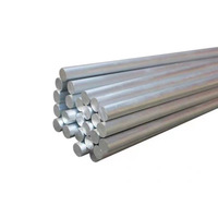 Barra Redonda de Aleación de Aluminio 6061 6062 7072 5051 7075 T4, Barra Sólida de Aluminio Plateado Anodizado 2024 T4 con Corte