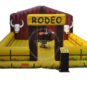 Jeu de bulle gonflable pour adulte, Rodeo, rouge, 24 pouces, appareil interactif, bon marché, à vendre - Product Image 3