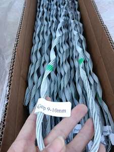 GUY Grabs Power Fittings Glasfasern etz Größen Sackgasse Werkzeug aus verzinktem Stahl Telco ISP Tower Pole Line ADSS - Product Image 4