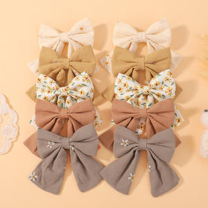 Набор из десяти предметов, заколка для волос с милым принтом, для девочек, аксессуар для волос в школьном стиле, Осень-зима - Product Image 2