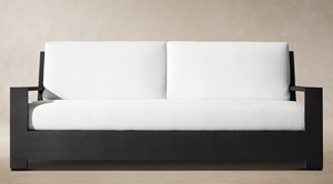Custom Powder Coated Aluminum Outdoor <b>Sofa</b> <b>Set</b>, Modern Patio Conversation <b>Set</b> with Waterproof Cushions, Outdoor <b>Sofa</b> Armchair - Product Image 6
