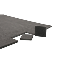 Échantillon de coussinets en EVA pour verre plat isolant de haute qualité, 18*18*4 mm, avec matériaux adhésifs