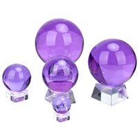 Vente chaude transfrontalière K9 boule de verre vierge en cristal gravure Laser 3D décoration de boule de cristal à la maison