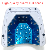 Lampe à ongles professionnelle rechargeable 72W à séchage rapide UV/LED Quartz de haute qualité 36 LED Base détachable Séchage rapide Minuteur 1