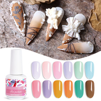 Missgel Couleurs Unies Fournitures en Gros Soak Off Gellish Esmalte En Uv-gel Gell Smalto Semipermanente Vernis à Ongles Gel UV