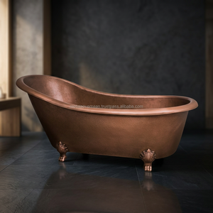 Bañera Inflable Independiente de Cobre, Ecológica, de Forma Ovalada, Portátil, de Lujo, Elegante, Metálica, para Baño - Product Image 6